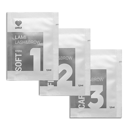 Lovely Set Laminazione Ciglia e Sopracciglia – 3 Composizioni (№1, №2, №3)