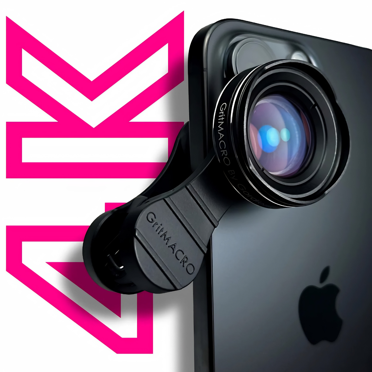 Lente macro GritMACRO per smartphone con clip universale design professionale per foto ravvicinate