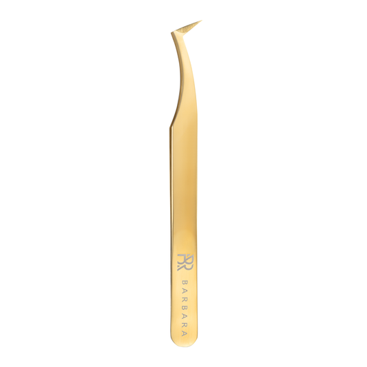 Pinzetta Ultra-Precisa BARBARA Serie Gold — Tipo Stivaletto